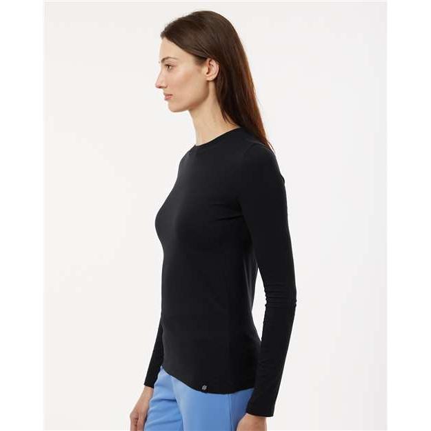 no-logo Jaanuu Ladies RegenX Cotton Underscrub Long Sleeve T-Shirt-Thread Logic-Thread Logic