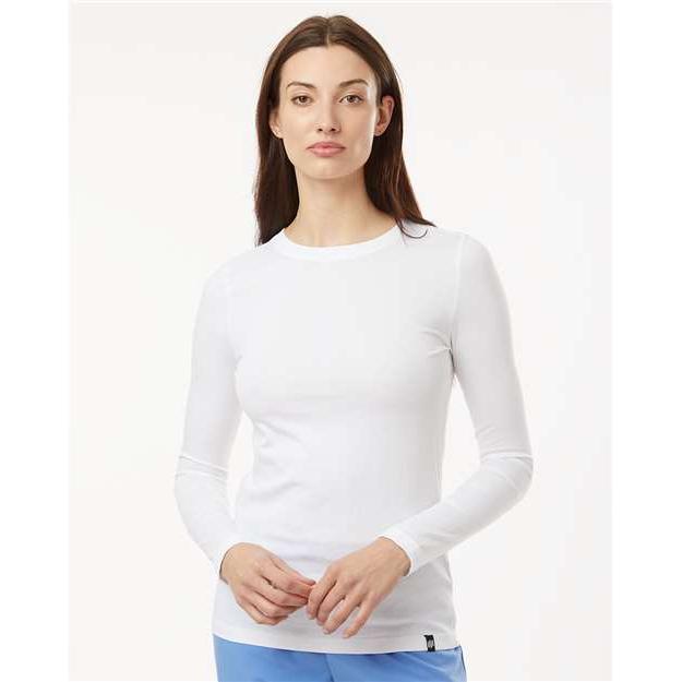 no-logo Jaanuu Ladies RegenX Cotton Underscrub Long Sleeve T-Shirt-Thread Logic-Thread Logic