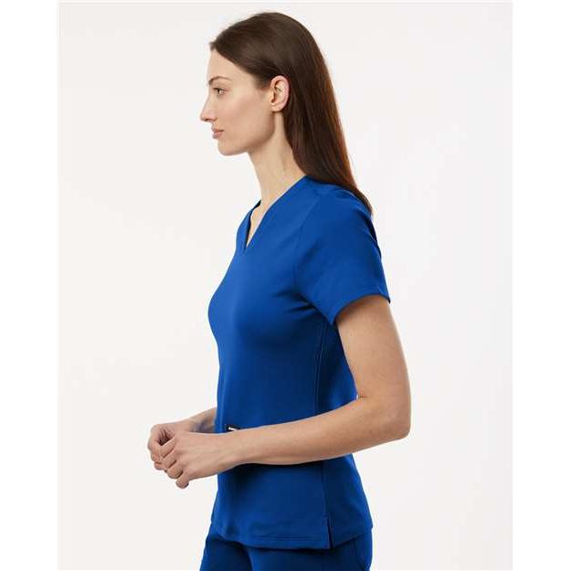 no-logo Jaanuu Ladies Cesi Ultrasoft Scrub V-Neck Top-Thread Logic-Thread Logic