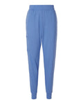 no-logo Jaanuu Ladies Rubi Ultrasoft Scrub Joggers (SOLD BLANK)-Jaanuu-Ceil Blue-XS-Thread Logic