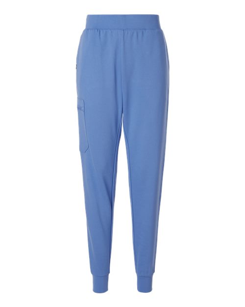 no-logo Jaanuu Ladies Rubi Ultrasoft Scrub Joggers (SOLD BLANK)-Jaanuu-Ceil Blue-XS-Thread Logic