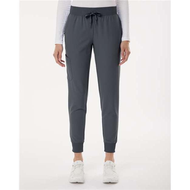 no-logo Jaanuu Ladies Silex Knit-Waist Scrub Joggers (SOLD BLANK)-Jaanuu-Thread Logic