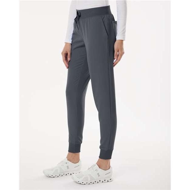 no-logo Jaanuu Ladies Silex Knit-Waist Scrub Joggers (SOLD BLANK)-Jaanuu-Thread Logic