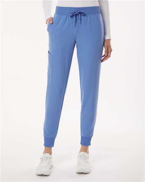 no-logo Jaanuu Ladies Silex Knit-Waist Scrub Joggers (SOLD BLANK)-Jaanuu-Thread Logic