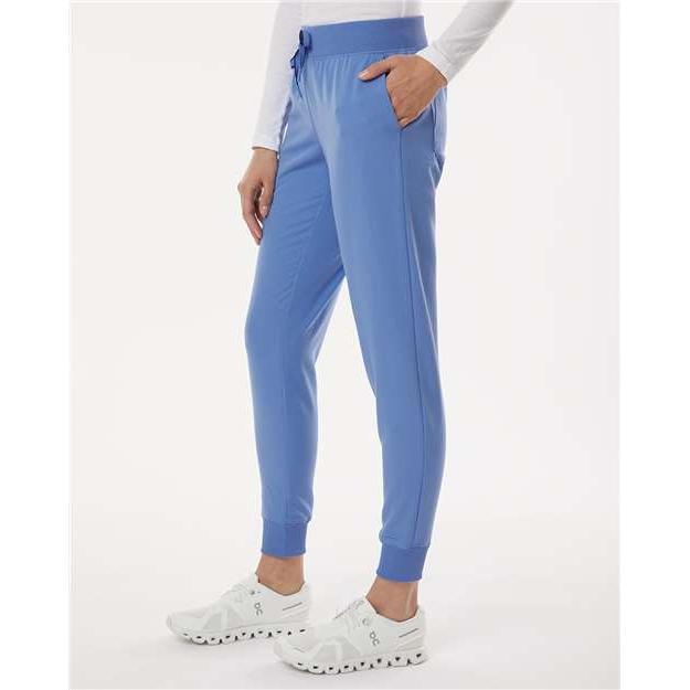 no-logo Jaanuu Ladies Silex Knit-Waist Scrub Joggers (SOLD BLANK)-Jaanuu-Thread Logic