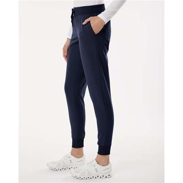 no-logo Jaanuu Ladies Silex Knit-Waist Scrub Joggers (SOLD BLANK)-Jaanuu-Thread Logic