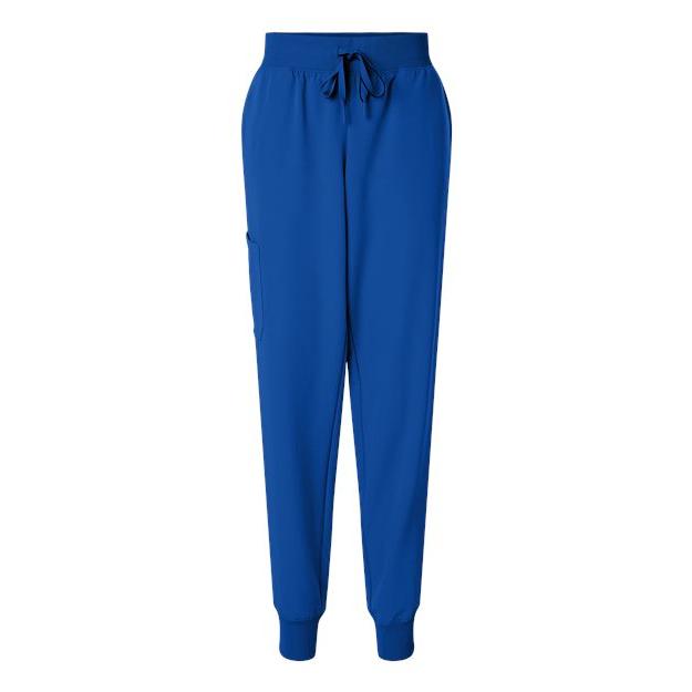 no-logo Jaanuu Ladies Silex Knit-Waist Scrub Joggers (SOLD BLANK)-Jaanuu-Royal Blue-XSP-Thread Logic