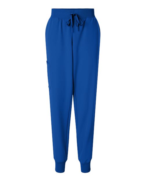 no-logo Jaanuu Ladies Silex Knit-Waist Scrub Joggers (SOLD BLANK)-Jaanuu-Royal Blue-XSP-Thread Logic