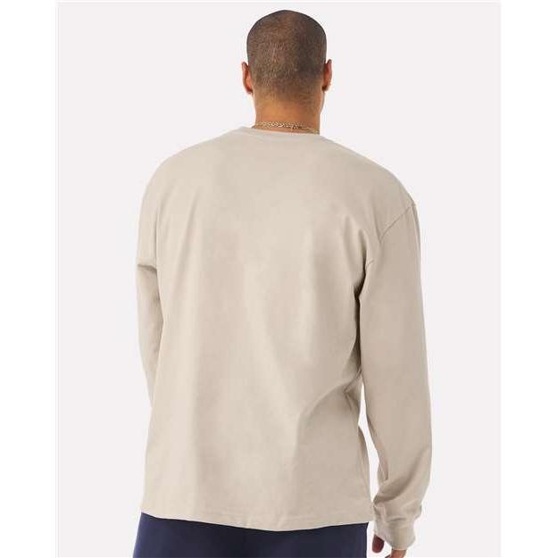 no-logo Bella+Canvas Unisex 7.5 oz Heavyweight Long Sleeve Tee-Bella&Canvas-Thread Logic