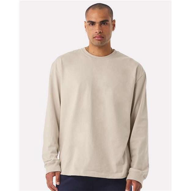 no-logo Bella+Canvas Unisex 7.5 oz Heavyweight Long Sleeve Tee-Bella&Canvas-Thread Logic