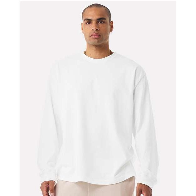 no-logo Bella+Canvas Unisex 7.5 oz Heavyweight Long Sleeve Tee-Bella&Canvas-Thread Logic