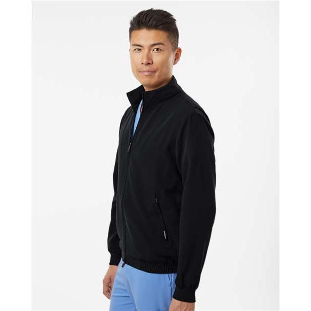 no-logo Jaanuu Wolfe Everyday Full-Zip 6-Pocket Scrub Jacket-Thread Logic-Thread Logic
