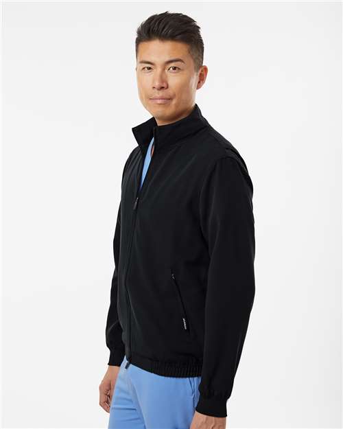 no-logo Jaanuu Wolfe Everyday Full-Zip 6-Pocket Scrub Jacket-Thread Logic-Thread Logic