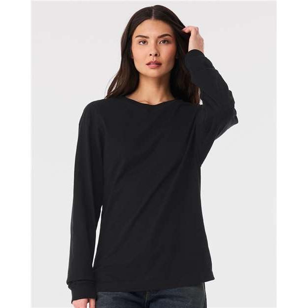 no-logo Bella+Canvas 6 oz. Heavyweight Long Sleeve Tee-Thread Logic-Thread Logic