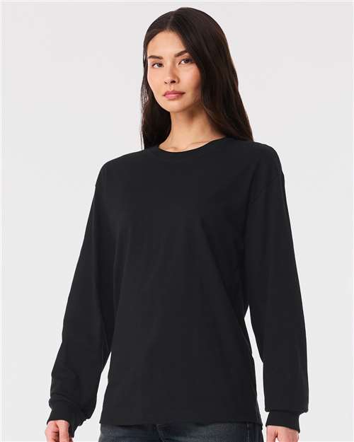 no-logo Bella+Canvas 6 oz. Heavyweight Long Sleeve Tee-Thread Logic-Thread Logic
