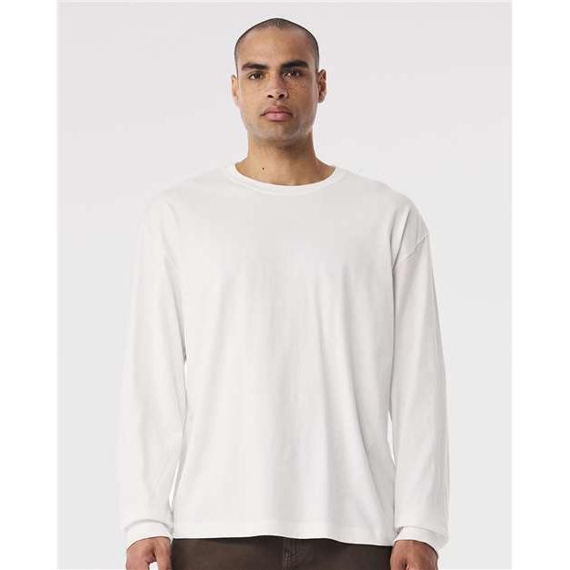 no-logo Bella+Canvas 6 oz. Heavyweight Long Sleeve Tee-Thread Logic-Thread Logic