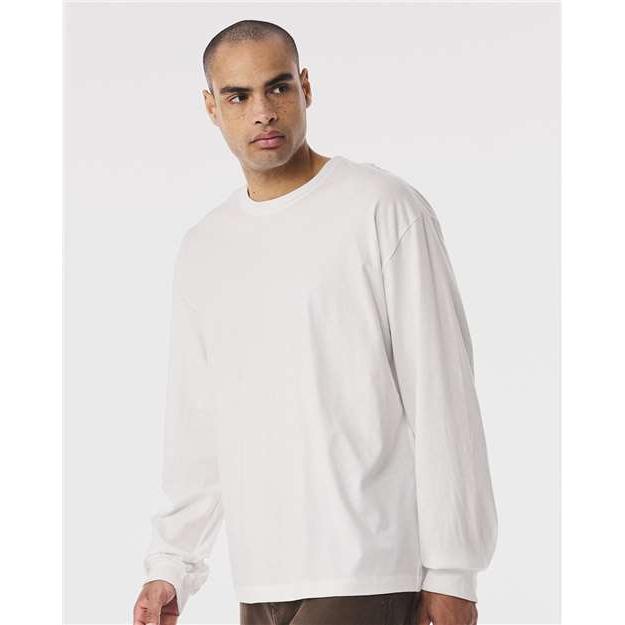 no-logo Bella+Canvas 6 oz. Heavyweight Long Sleeve Tee-Thread Logic-Thread Logic