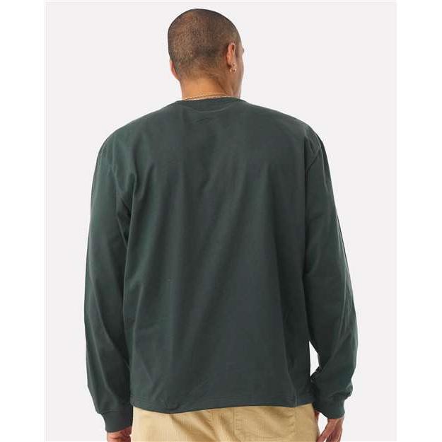 no-logo Bella+Canvas Unisex 7.5 oz Heavyweight Long Sleeve Tee-Bella&Canvas-Thread Logic