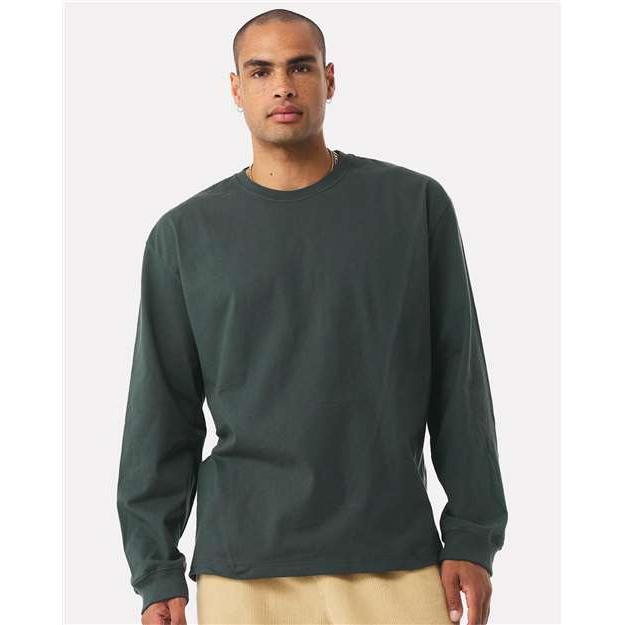 no-logo Bella+Canvas Unisex 7.5 oz Heavyweight Long Sleeve Tee-Bella&Canvas-Thread Logic