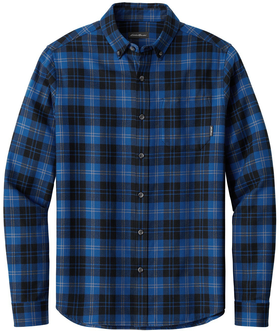 Eddie Bauer Long Sleeve Favorite Flannel Plaid Shirt | EB610