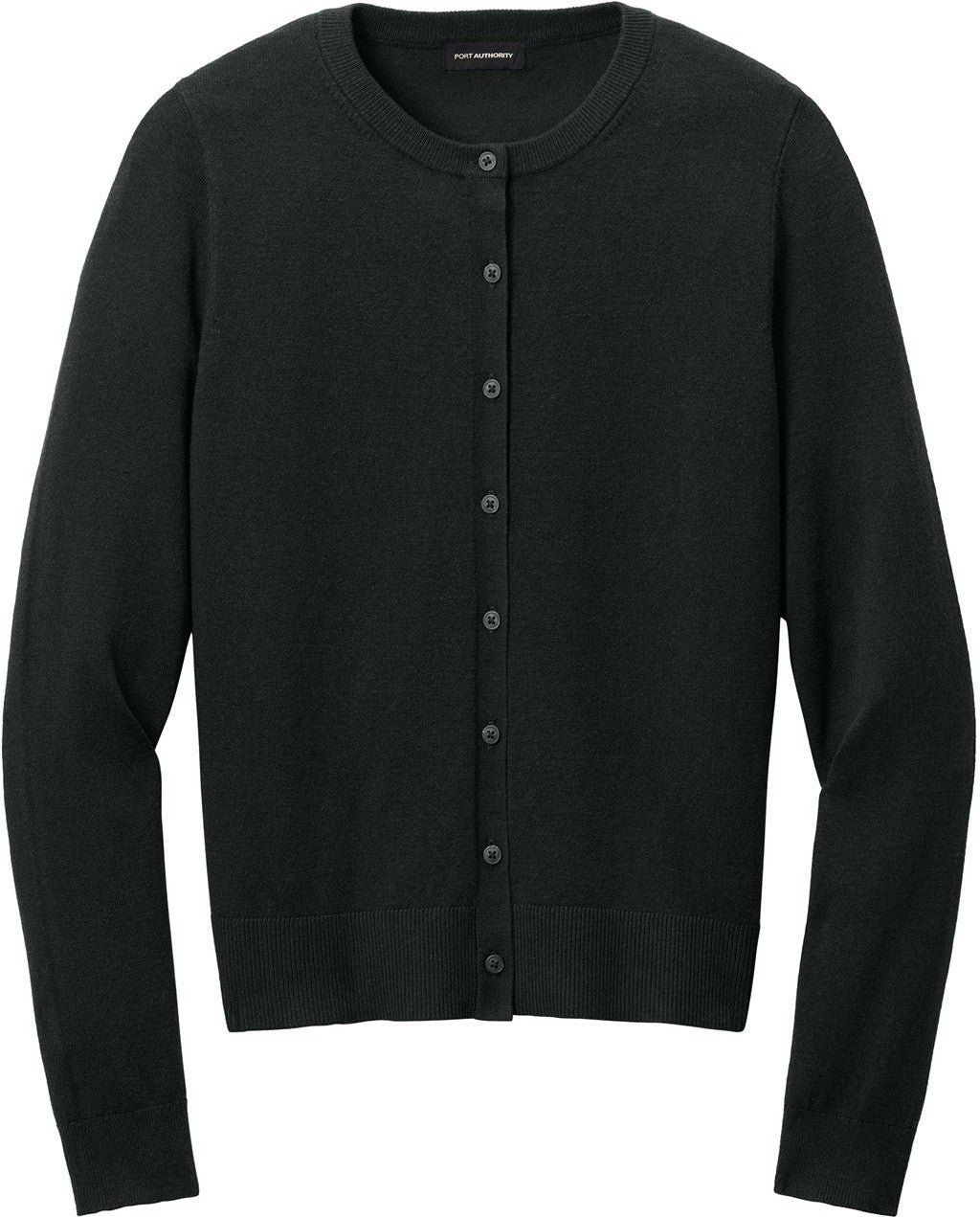 OUTLET-Port Authority Women's Easy Care Crewneck Cardigan Sweater