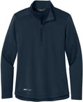 Eddie Bauer Ladies Smooth Mid Layer Fleece 1/2-Zip