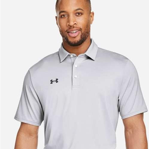 no-logo Under Armour Destin Drive Striped Performance Polo-Under Armour-Thread Logic