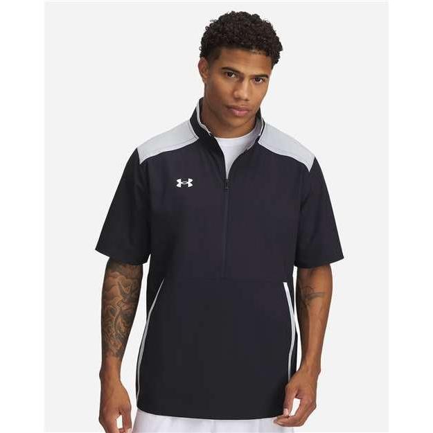 no-logo Under Armour Motivate 3.0 Short Sleeve Half-Zip-Under Armour-Thread Logic