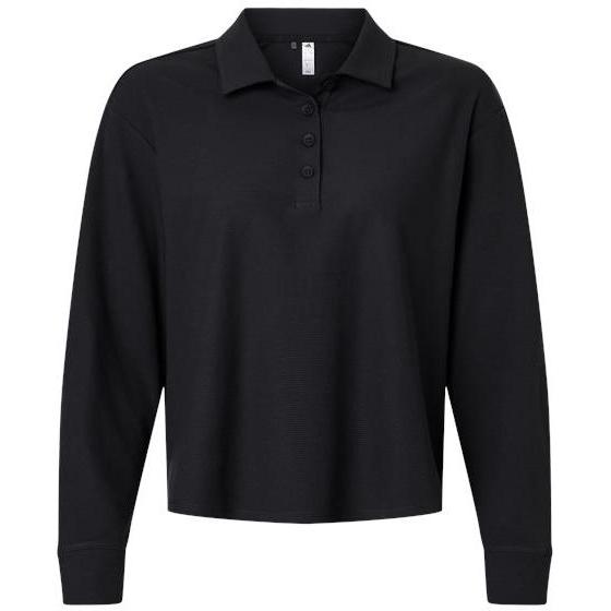 Adidas Women's Beyond Long Sleeve Loose Polo