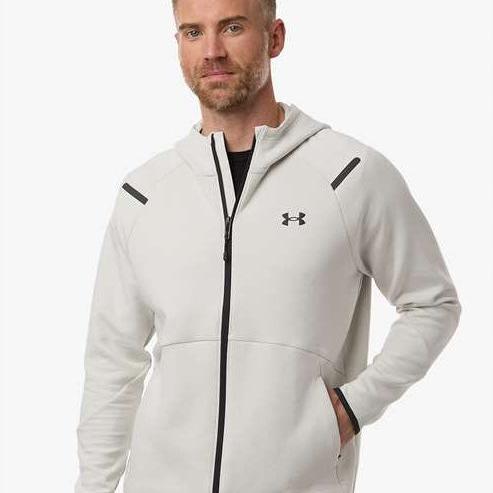 no-logo Under Armour Unstoppable Fleece Full-Zip-Under Armour-Thread Logic