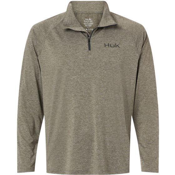 HUK Airweight Heather Quarter-Zip Pullover