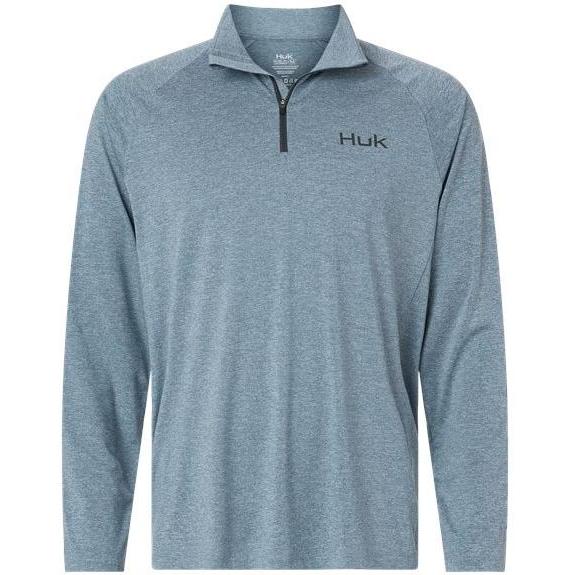 HUK Airweight Heather Quarter-Zip Pullover