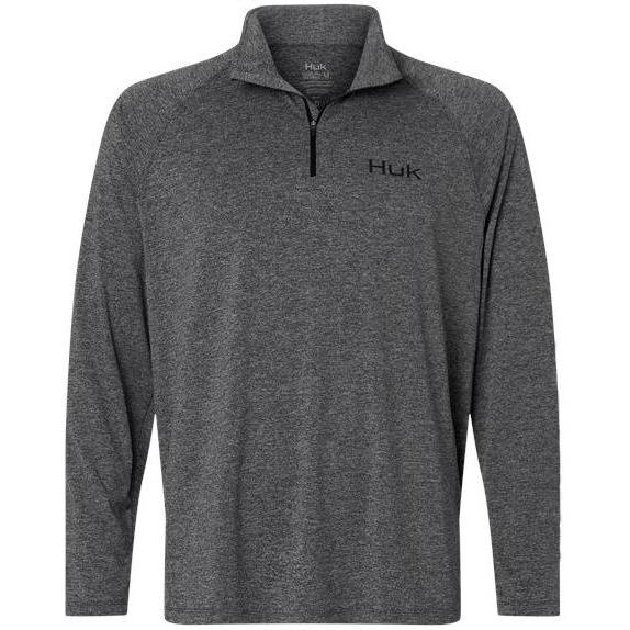HUK Airweight Heather Quarter-Zip Pullover