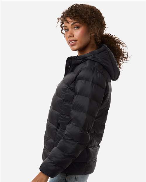no-logo Weatherproof WoLightweight Poly-filled Hooded Puffer Jacket-Weatherproof-Thread Logic