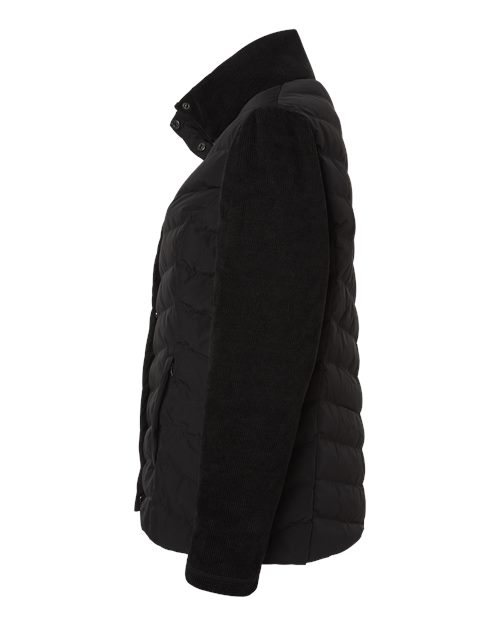 no-logo Weatherproof WoMixed Media Chevron Jacket-Weatherproof-Thread Logic