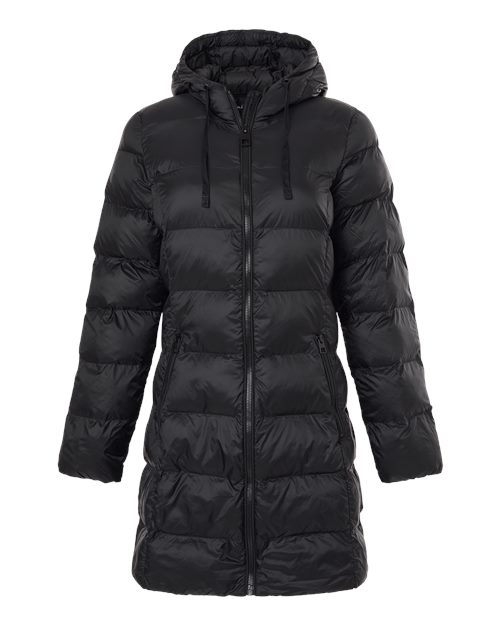logo-left Weatherproof WoPoly-filled 3/4 Length Coat-Weatherproof-Black-S-Thread Logic
