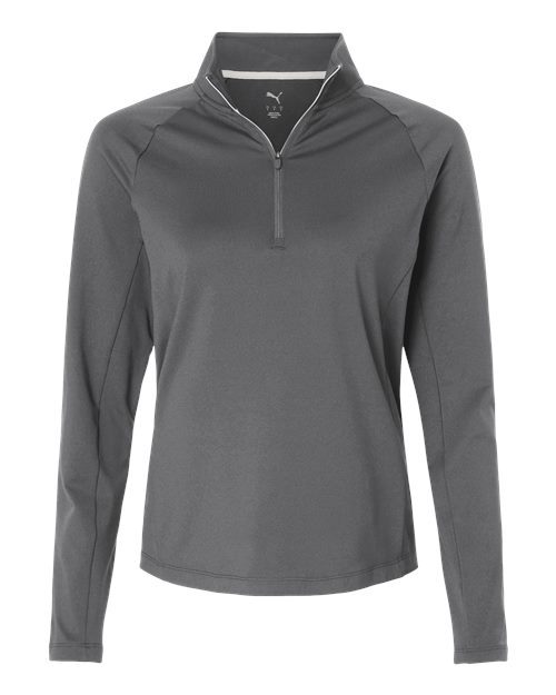 logo-left Puma Golf WoPure 2.0 Quarter-Zip Pullover-Puma-Slate Sky-S-Thread Logic