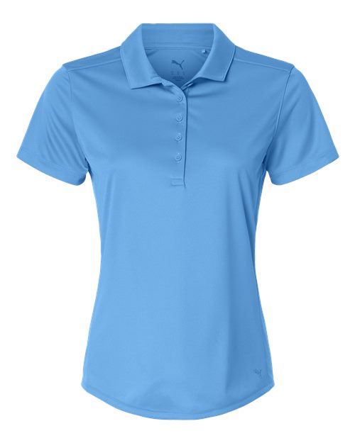 logo-left Puma Golf Womens Pure 2.0 Polo-Puma-Team Light Blue-S-Thread Logic
