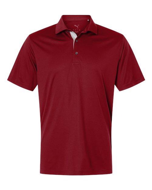 logo-left Puma Golf Pure 2.0 Polo-Puma-Dark Crimson-S-Thread Logic