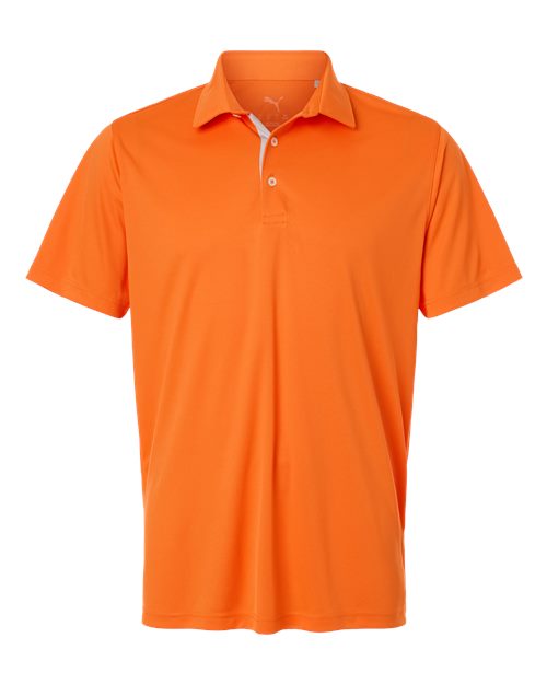 logo-left Puma Golf Pure 2.0 Polo-Puma-Rickie Orange-S-Thread Logic