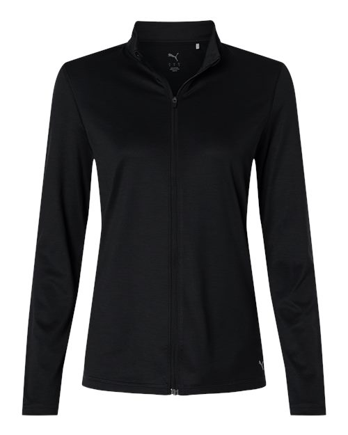 logo-left Puma Golf WoIcon 2.0 Full-Zip-Puma-Puma Black-S-Thread Logic