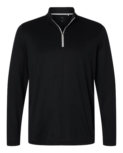logo-left Puma Golf Icon 2.0 Quarter-Zip-Puma-Puma Black-S-Thread Logic