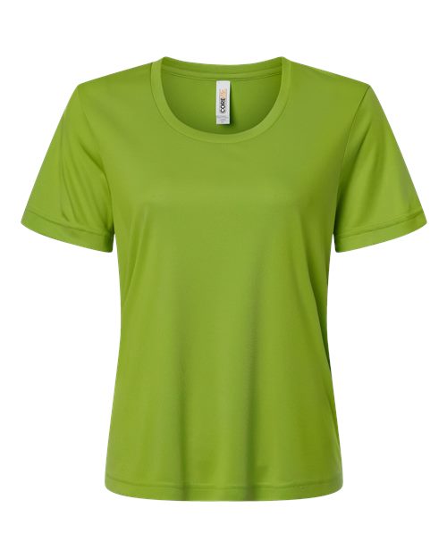 logo-left CORE365 WoCapital Performance T-Shirt-CORE365-Acid Green-XS-Thread Logic