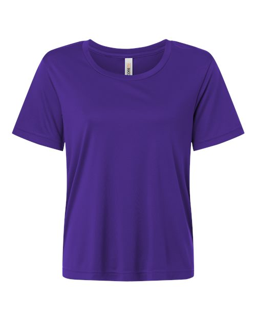 logo-left CORE365 WoCapital Performance T-Shirt-CORE365-Campus Purple-XS-Thread Logic