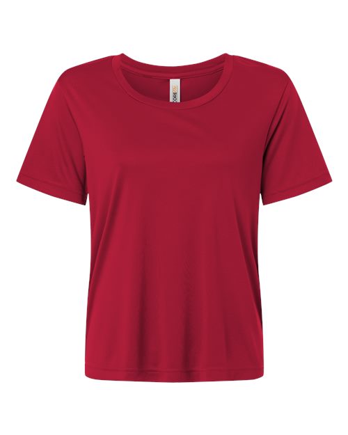 logo-left CORE365 WoCapital Performance T-Shirt-CORE365-Classic Red-XS-Thread Logic