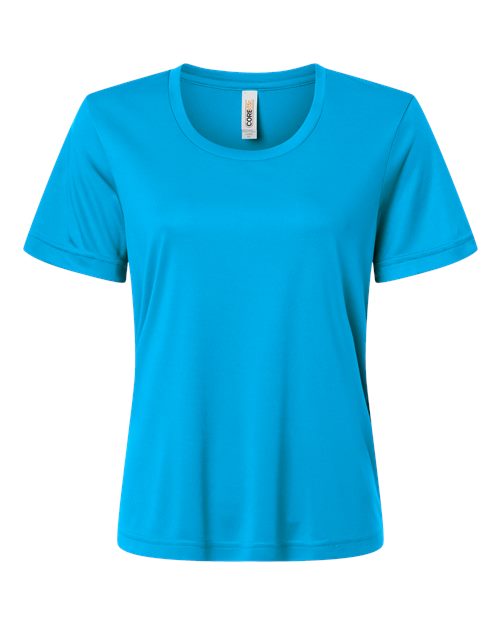 logo-left CORE365 WoCapital Performance T-Shirt-CORE365-Electric Blue-XS-Thread Logic