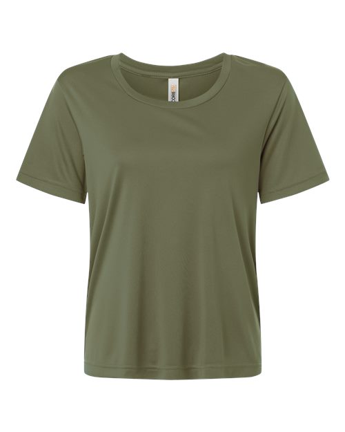 logo-left CORE365 WoCapital Performance T-Shirt-CORE365-Military Green-XS-Thread Logic
