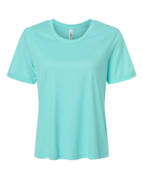 logo-left CORE365 WoCapital Performance T-Shirt-CORE365-Sea Glass-XS-Thread Logic