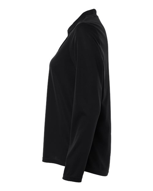 no-logo CORE365 WoNova Performance Long Sleeve Pique Polo-CORE365-Thread Logic