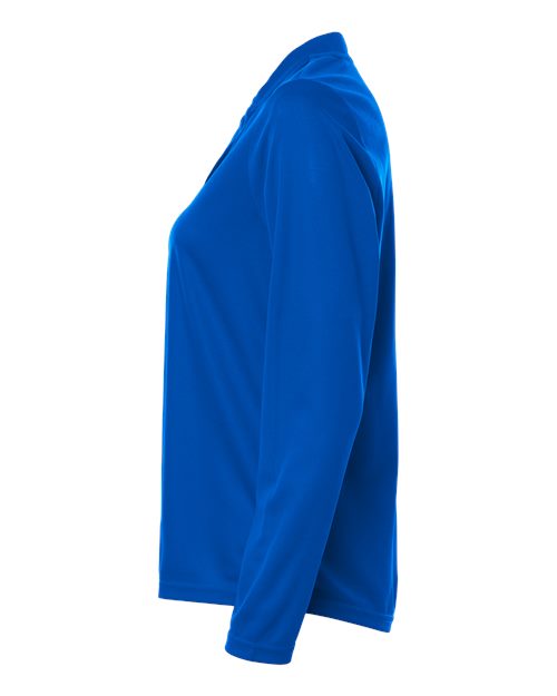 no-logo CORE365 WoNova Performance Long Sleeve Pique Polo-CORE365-Thread Logic